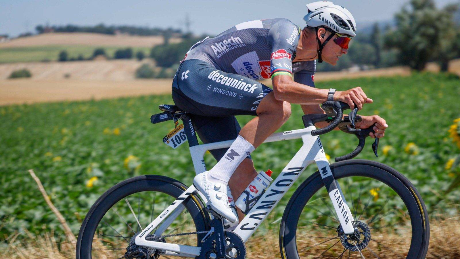 Toulouse  - France - cycling - cyclisme - radsport - wielrennen -Van Der Poel Mathieu (NED / Team Alpecin-Deceuninck)  pictured during stage-11 from Toulouse to Toulouse (156.8km) - TdFr 2025 - 16-07-2025 Photo: Dion Kerckhoffs/Cor Vos © 2025 © Photo News  ! only BELGIUM !